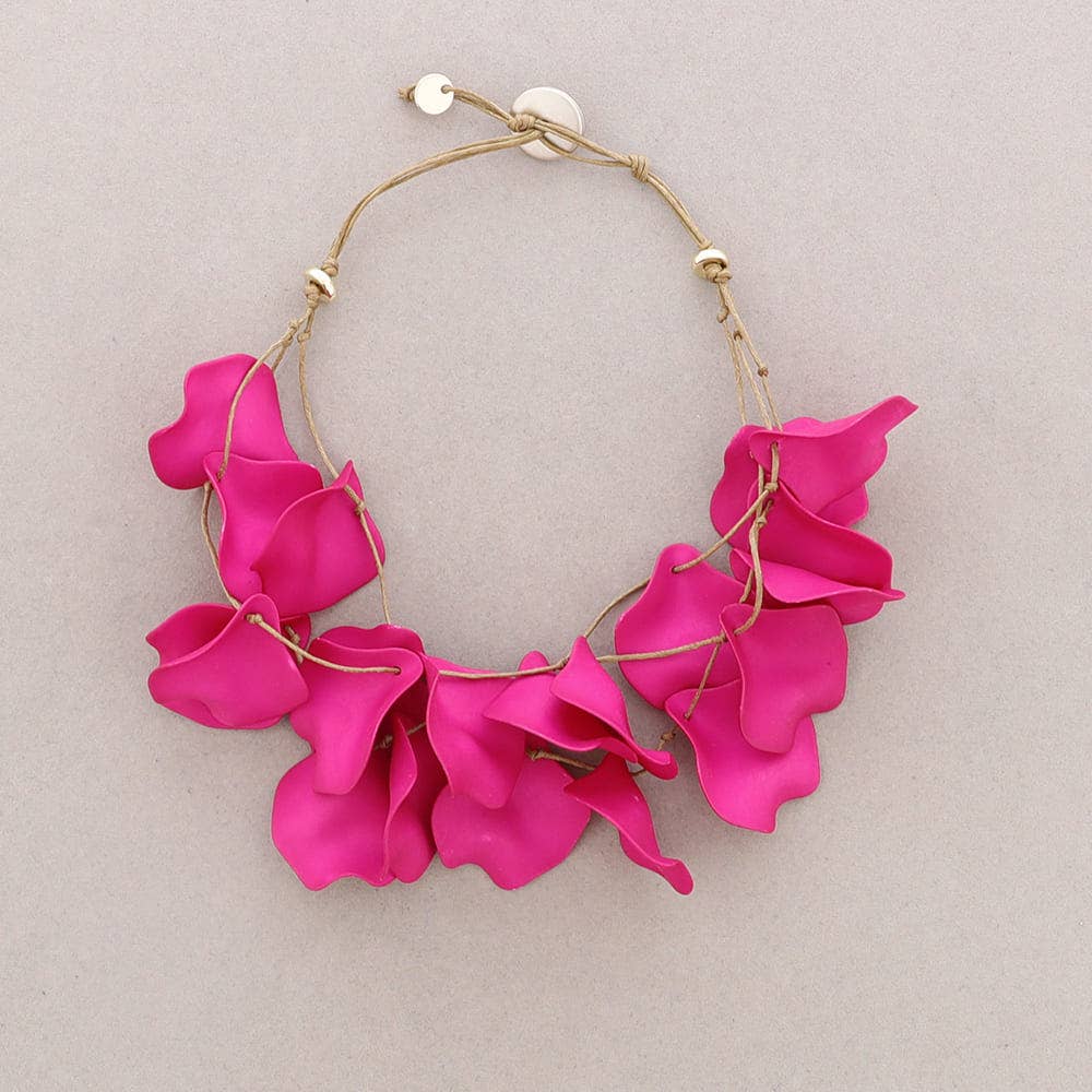 Sonata - Vendita all'ingrosso Collana con ciondolo/pendaglio - Collana in resina a triplo petalo4