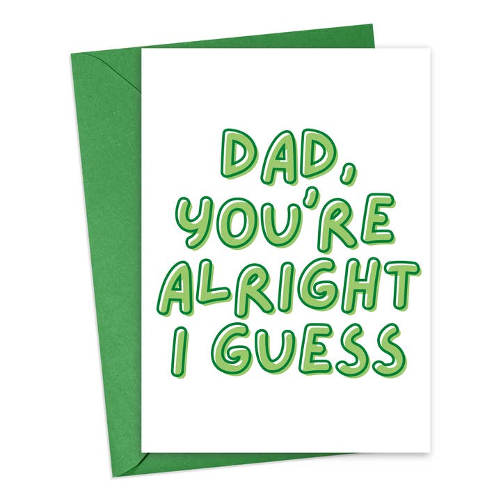 Cartão Engraçado do Dia do Pai Cartões Rudes de Feliz Dia do Pai para o Pai por atacado de R is for Robo