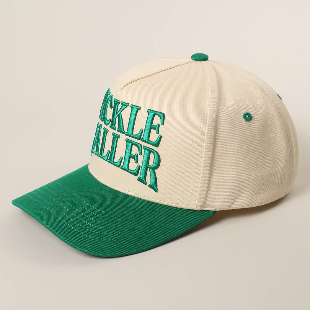 Fashion City - Wholesale Trucker Hat - Unisex - PICKLE BALLER 3D Letter Embroidery Two-Tone Trucker Hat1