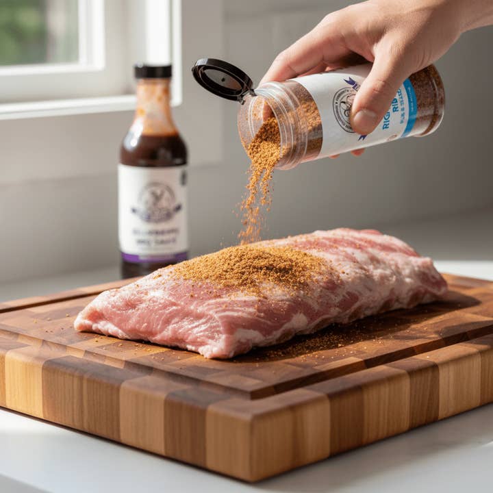 Uncle Clarence BBQ - Wholesale Rub - Righteous Ribs Rub – Classic Sweet & Smoky Blend (12 × 6.4 o3