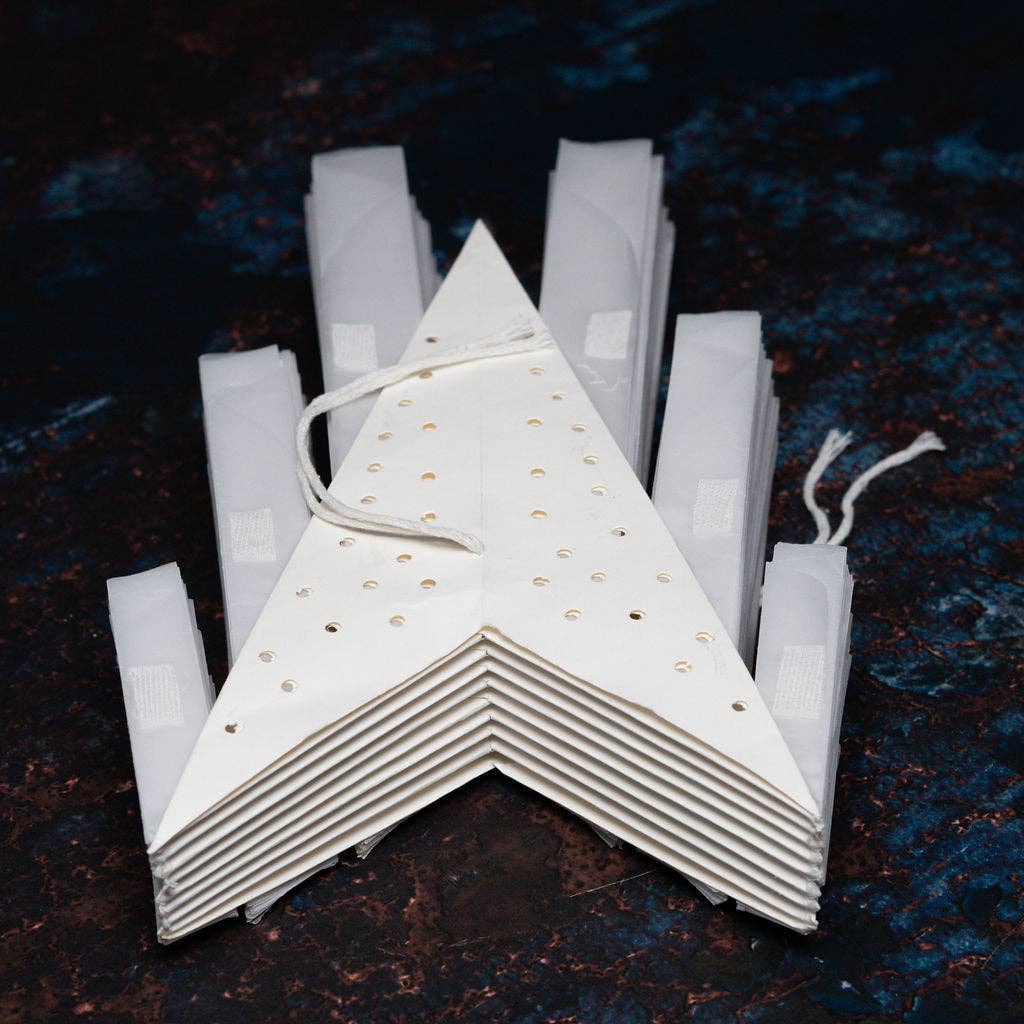 Bollywood Christmas - Wholesale Wall Accent - Cumulus White Paper Large Wall Hanging Decoration - 100cm5