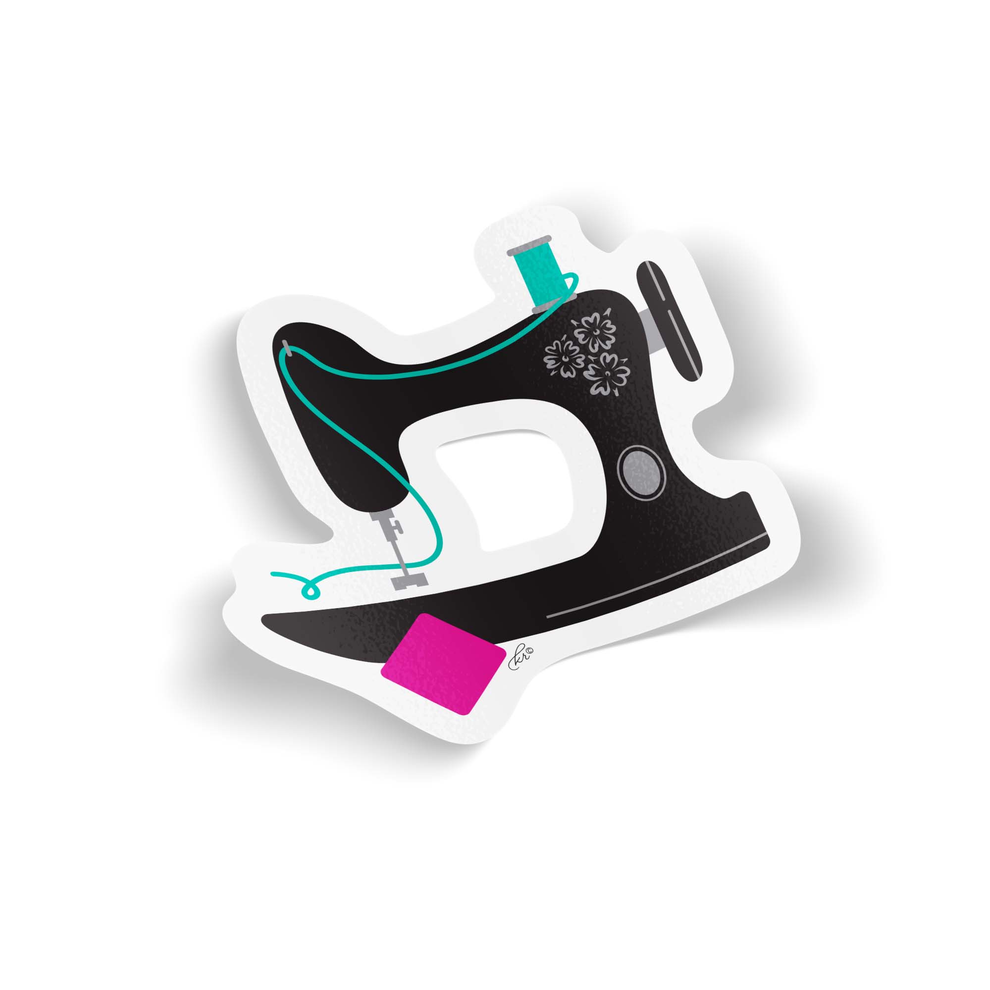 Kelly Renay - Vendita all'ingrosso Adesivo - Adesivo macchina da cucire nero1