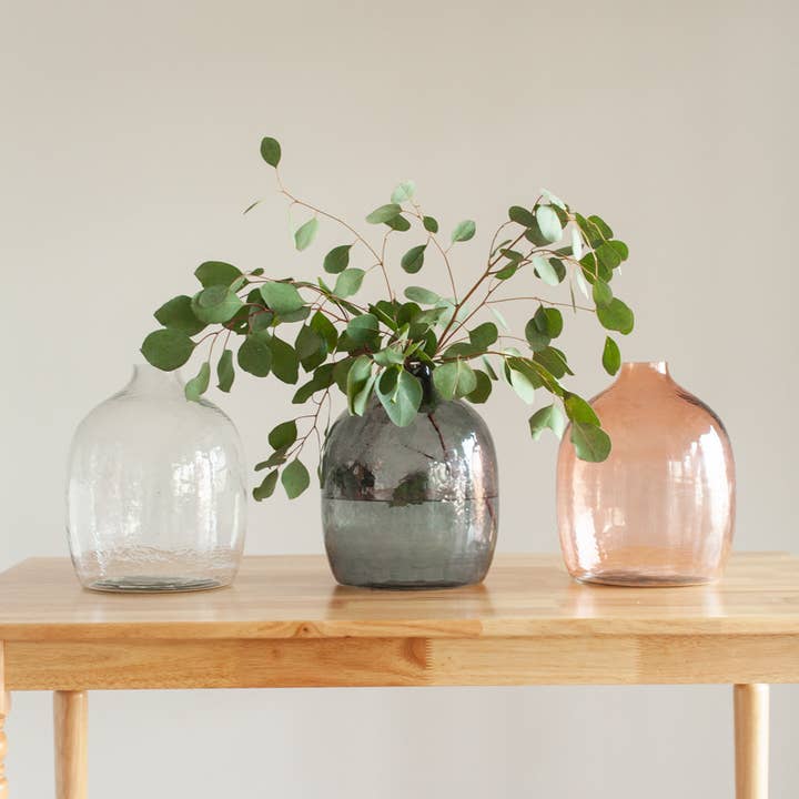 Creative Women - Wholesale Vase - HEBRON HANDBLOWN HAMMERED GLASS VASES