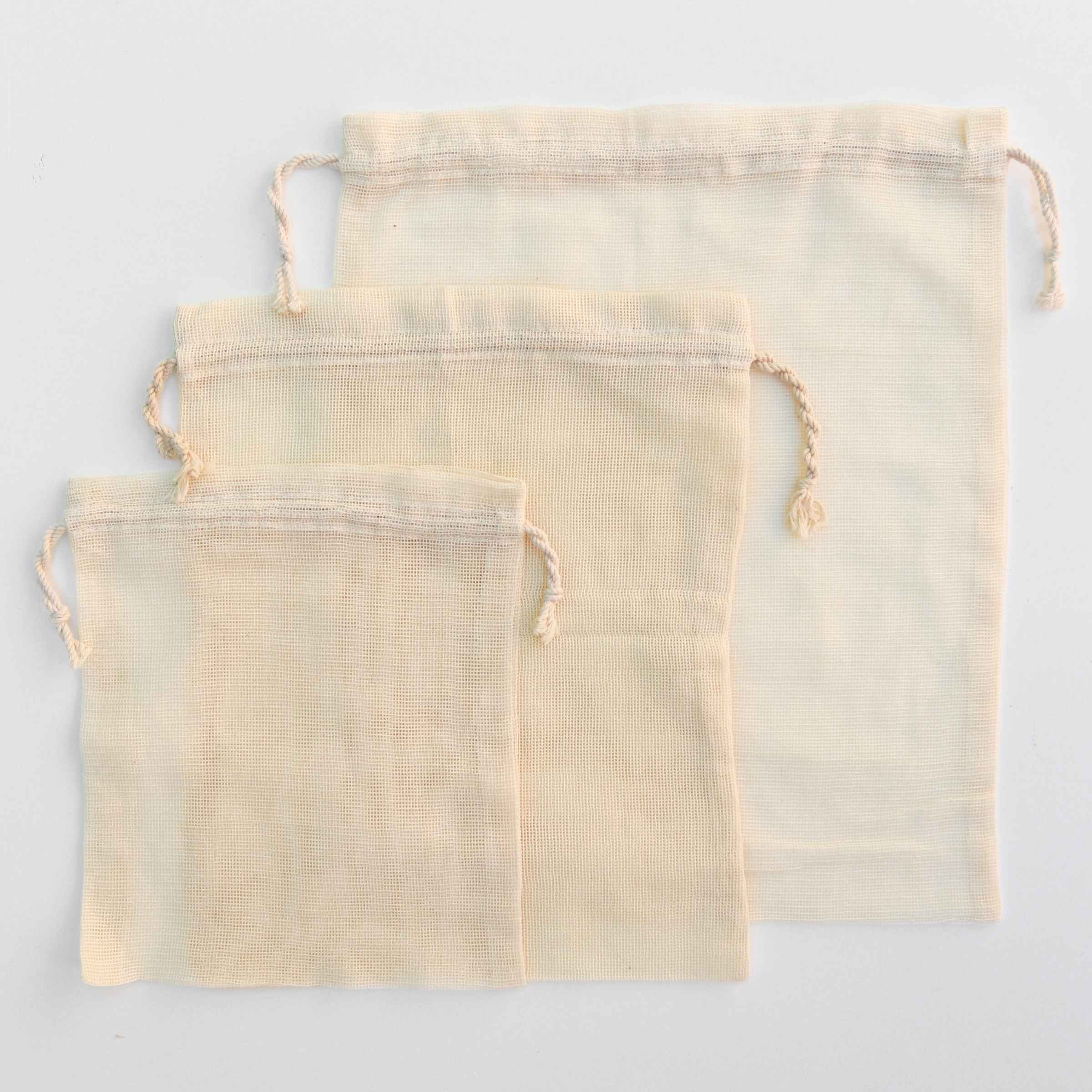 Ethik - Wholesale Grocery/shopping bag - Organic Cotton Mesh Produce Bags2