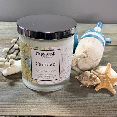 Downeast Candle Company - Wholesale Jar/Filled Candle - Nautical Chart Candles