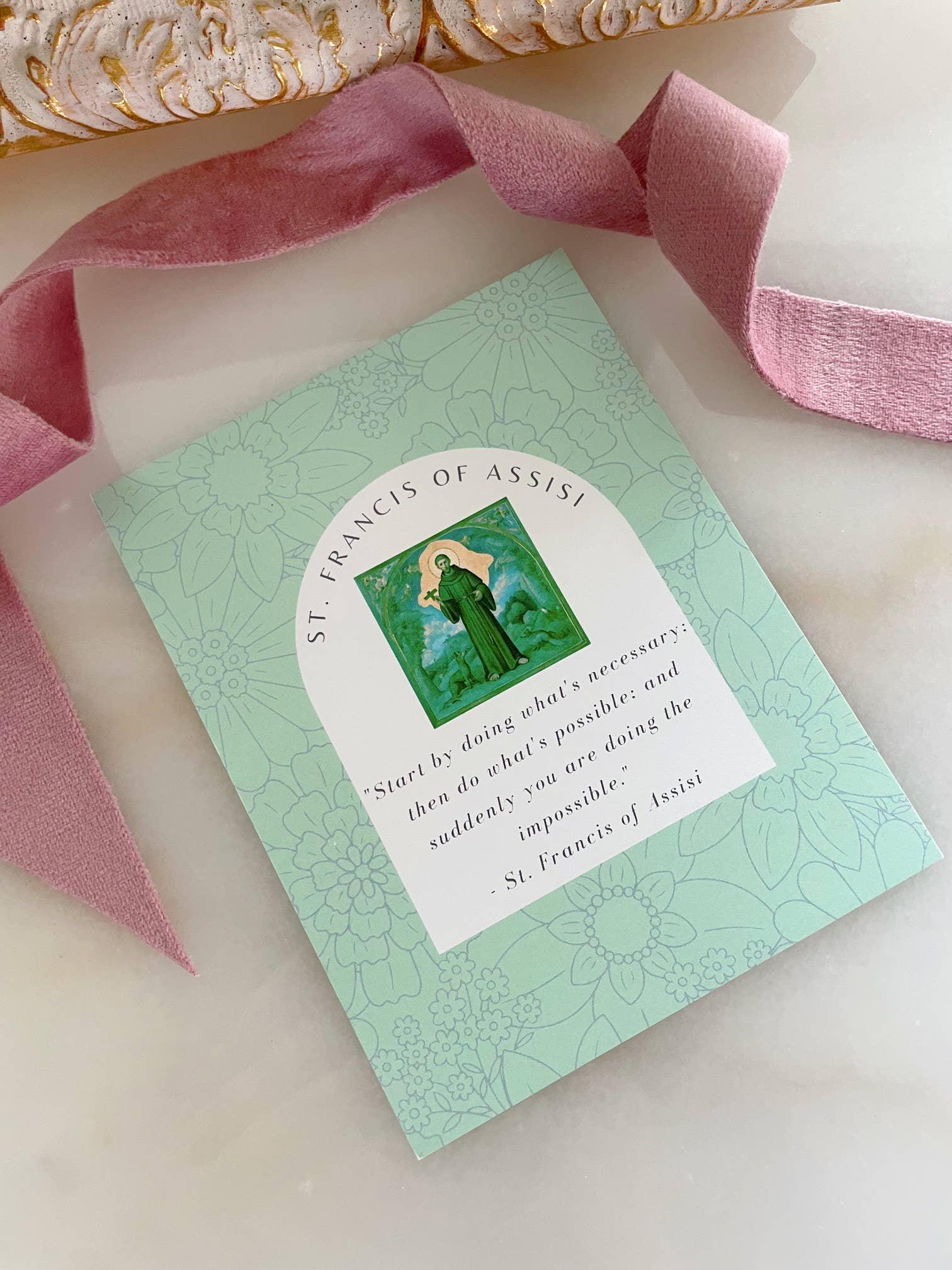 Laalee Jewelry - Wholesale Religious Card - St Francis of Assisi Prayer Card Gift for Peace Prayer Saint6