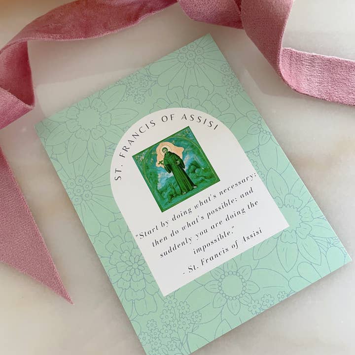 Laalee Jewelry - Wholesale Religious Card - St Francis of Assisi Prayer Card Gift for Peace Prayer Saint6