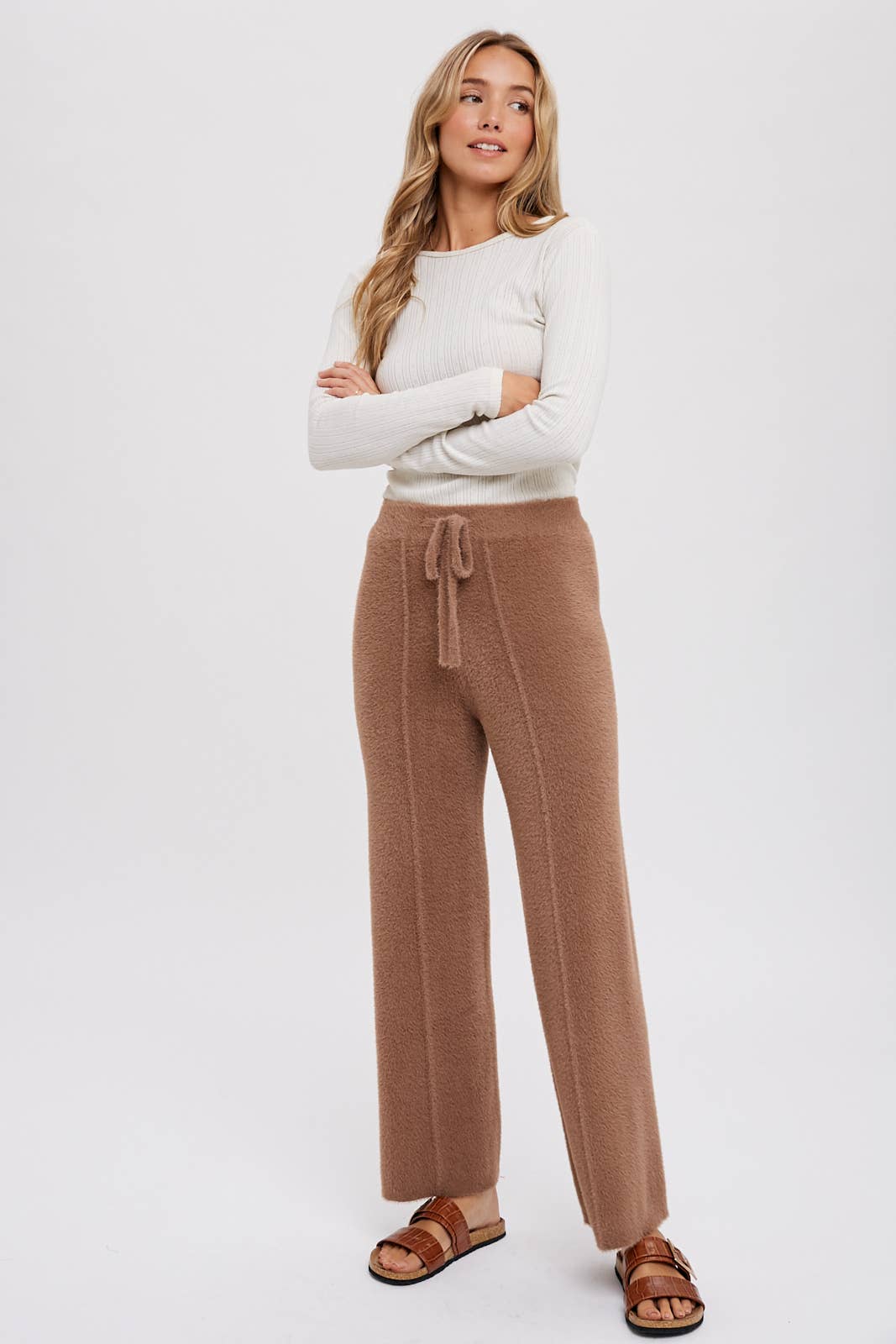 Bluivy - Wholesale Lounge Sweatpants/Joggers - Women's - FUZZY KNIT LOUNGE PANTS7