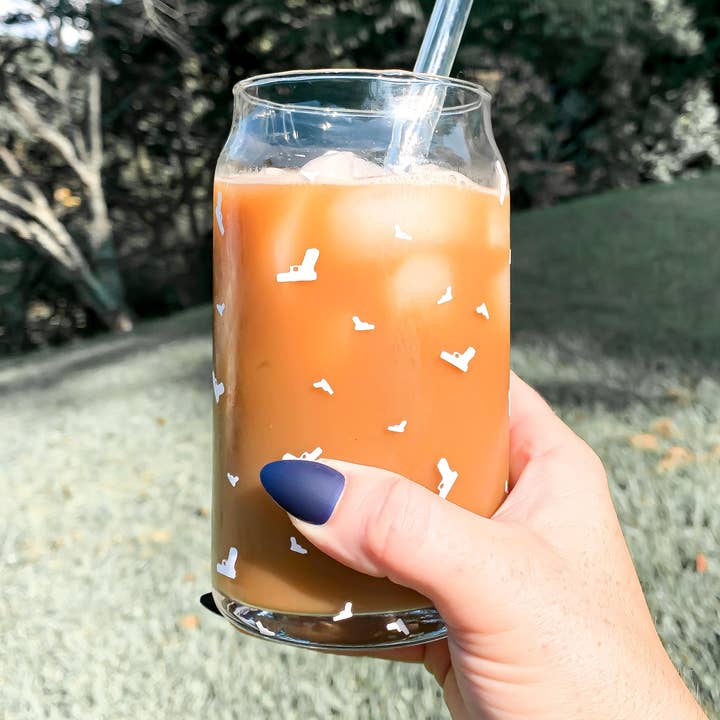 Guns Glass Can for wholesale by Armed In Style