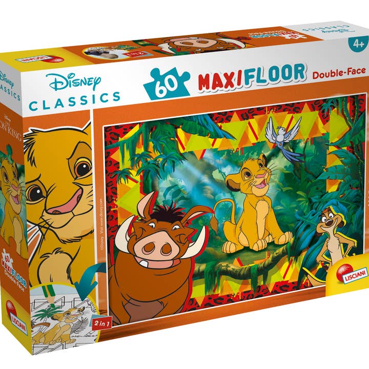 Disney Puzzle Df Maxi Floor 60 Lion King pour la vente par Liscianigiochi IT
