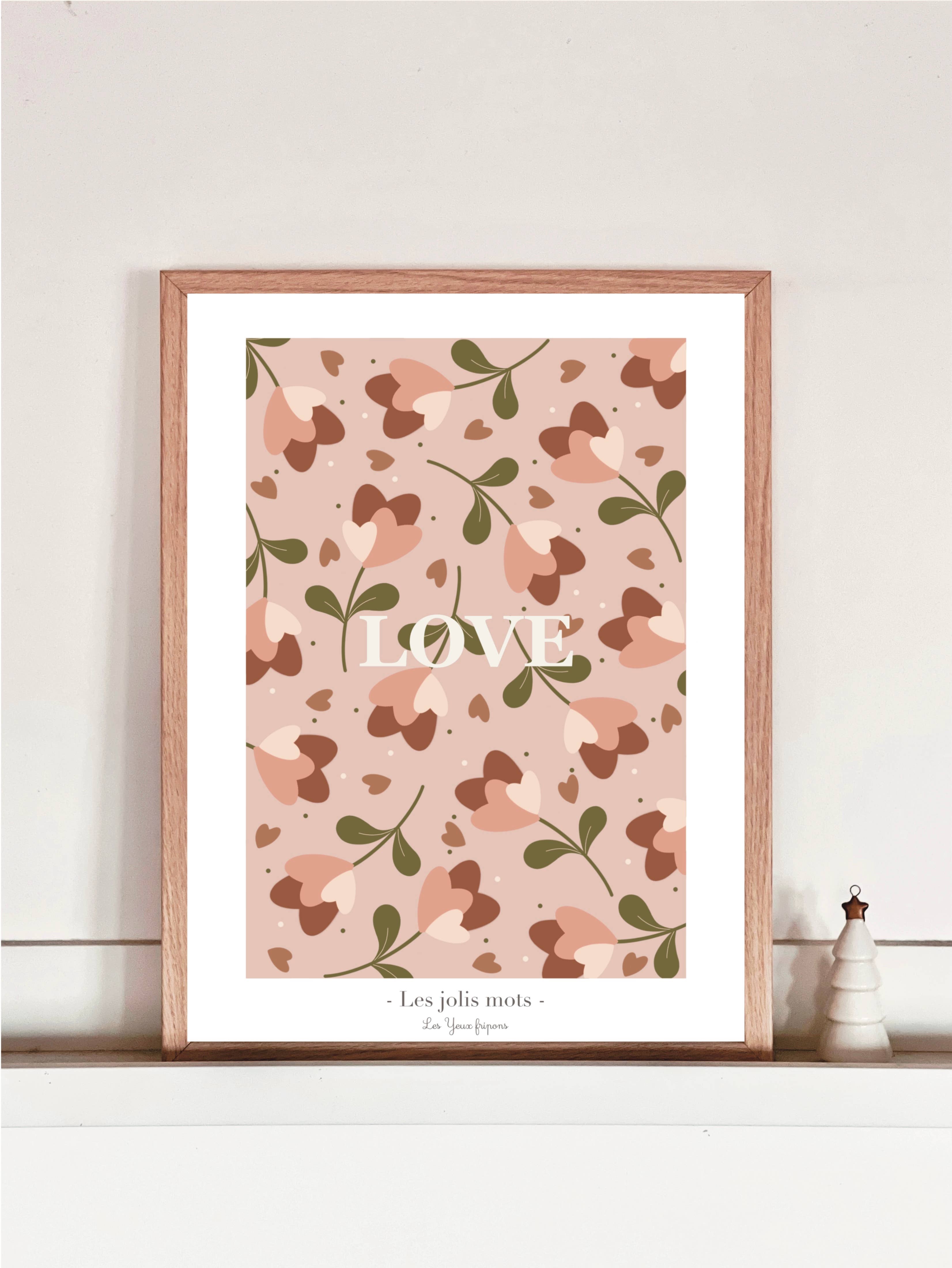 Les Yeux fripons - Wholesale Poster - A4/A3 Poster - Love - The Pretty Words1