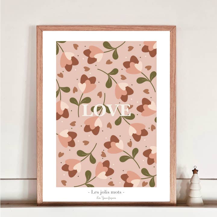 Les Yeux fripons - Wholesale Poster - A4/A3 Poster - Love - The Pretty Words1