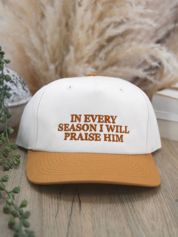 In Every Season I Will Praise Him Trucker Hat for wholesale by The Inspiration Haven