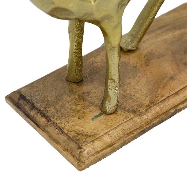 A&B Home Group Inc. - Wholesale Candle holder - 7x5x12" Gold Deer Tealight Candle Holder3