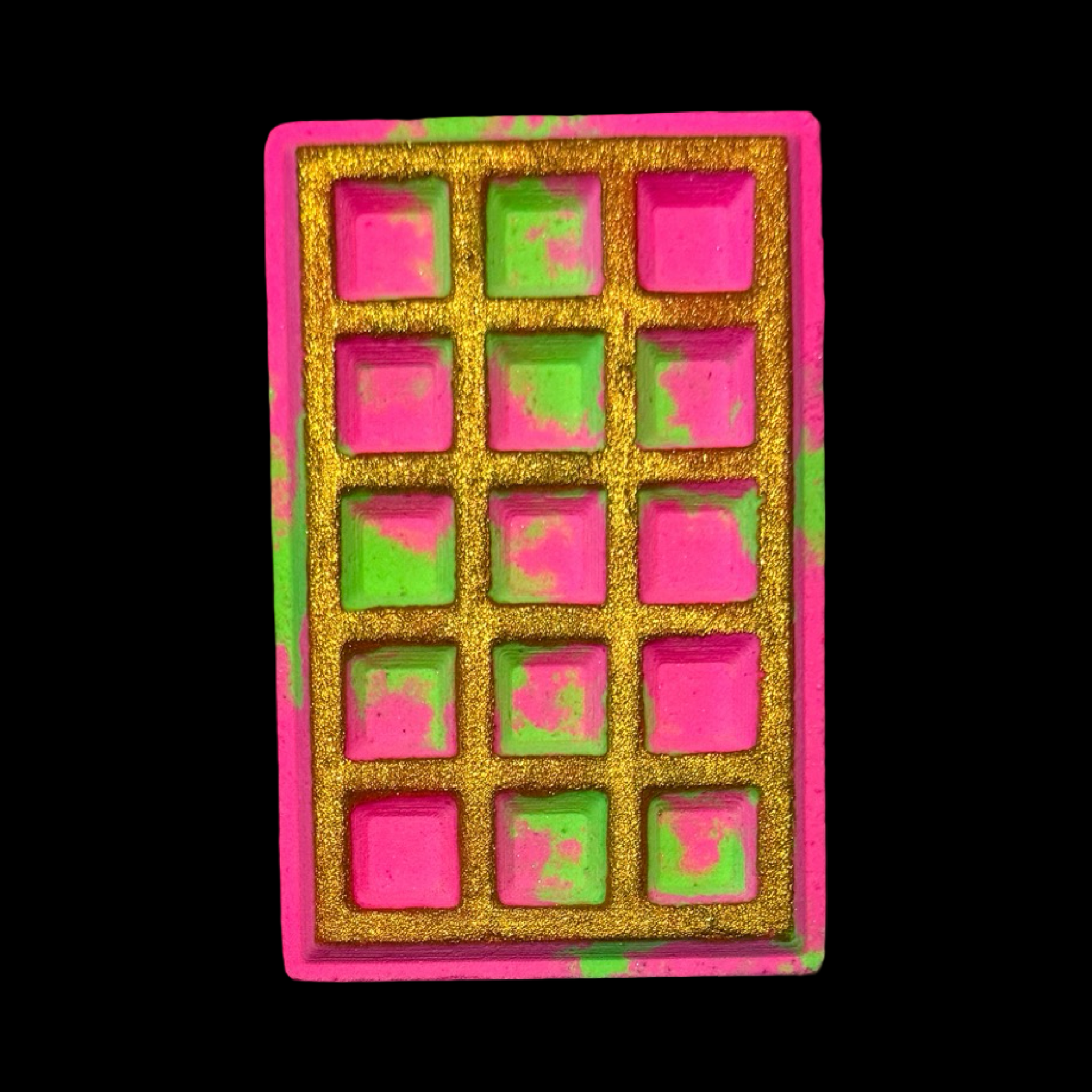 Phoenix Bath and Body - Vente Bombe de bain/poudre effervescente pour le bain - Sucettes Pomme Caramel Gaufre Bombe de Bain - Peinte - Grande0