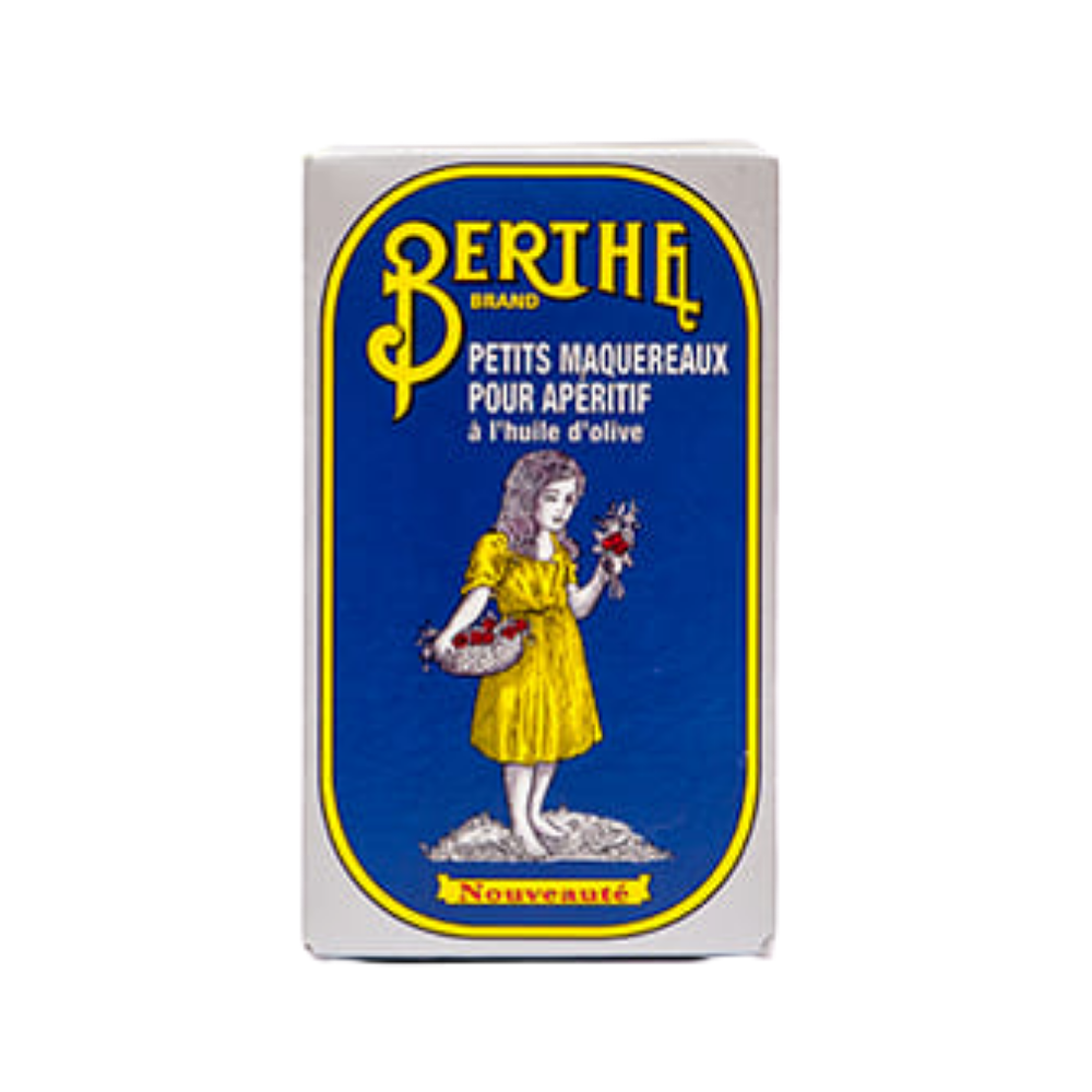 Portugalia Imports - Wholesale Tinned Fish - Berthe Small Mackerel in Olive Oil0