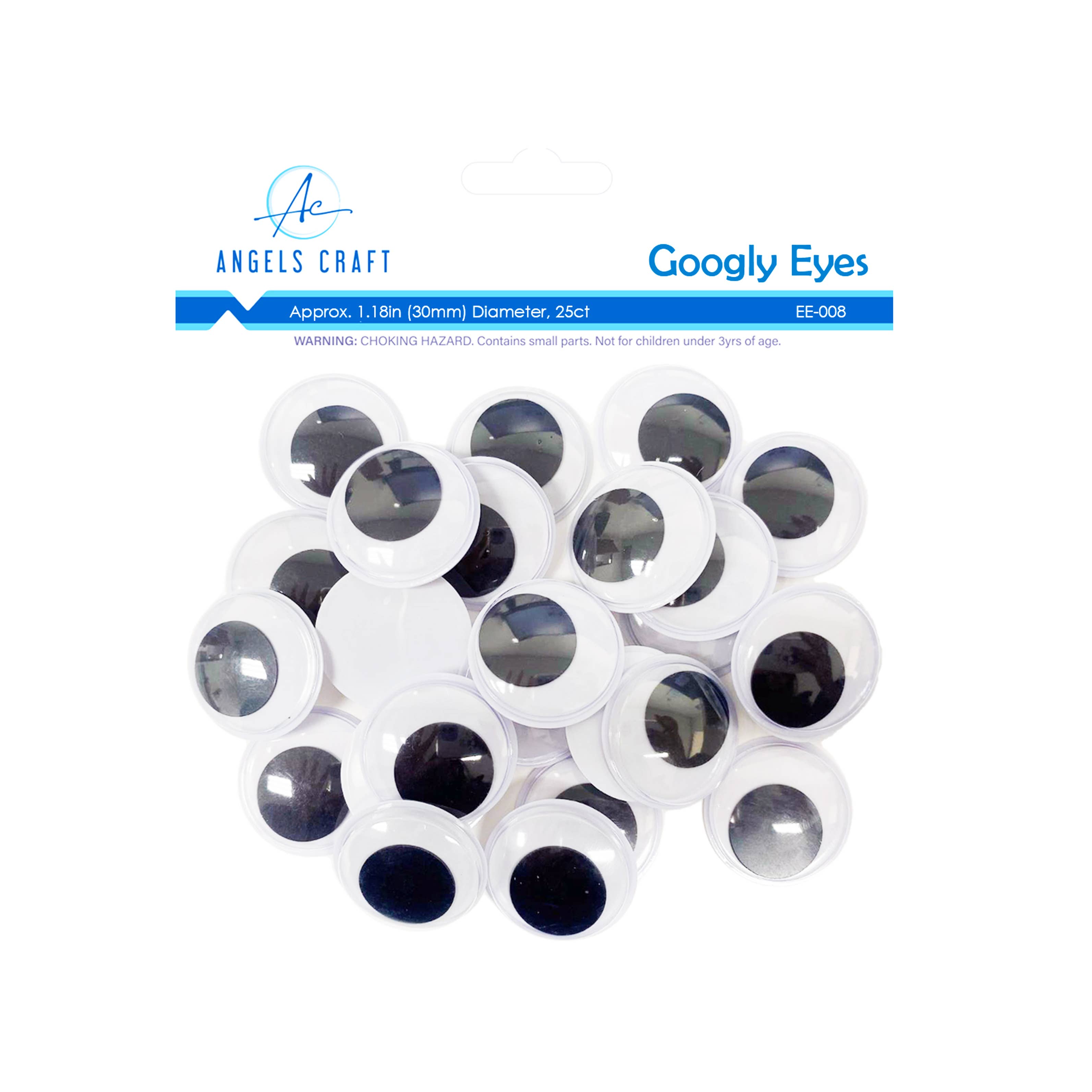 Angels Craft – Engroshandel Håndværk forsyninger – Googly eyes i forskellige stilarter, farver og størrelser6