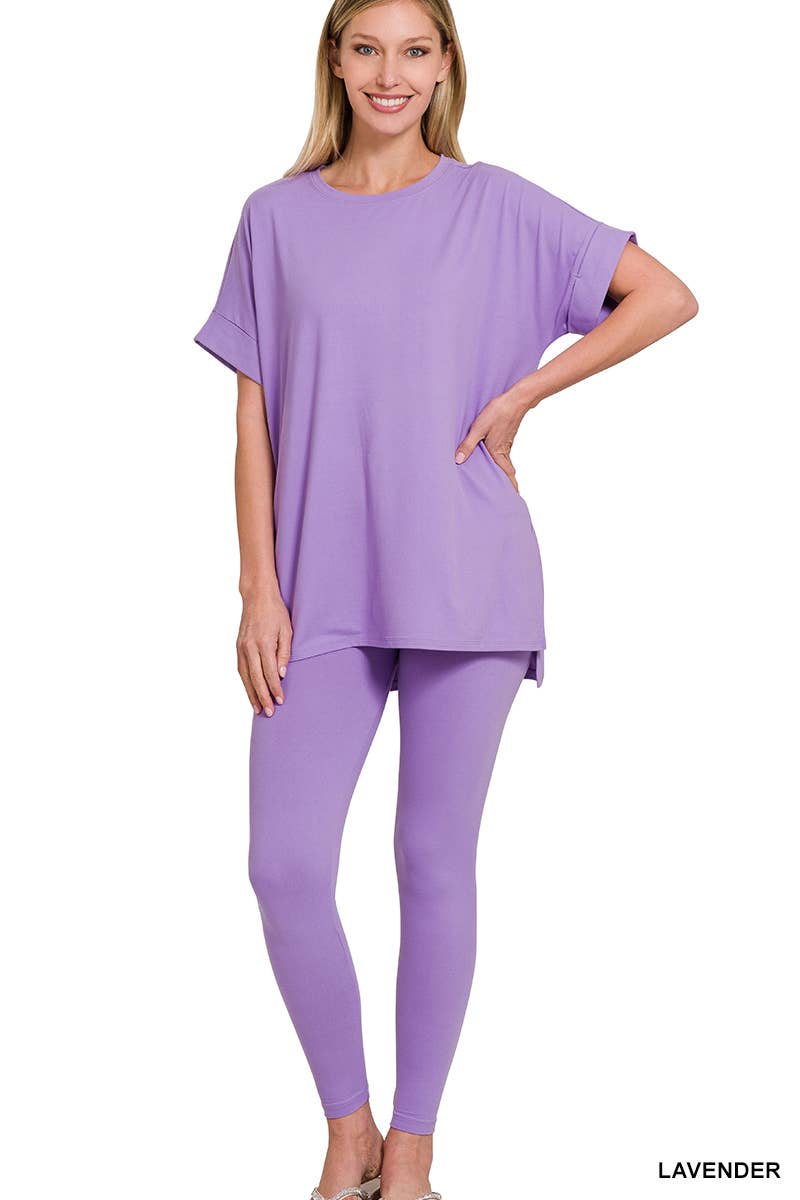 42POPS – Großhandel Loungewear-Set – Damen – Mikrofaser-Oberteil & Leggings 2-teiliges Set23