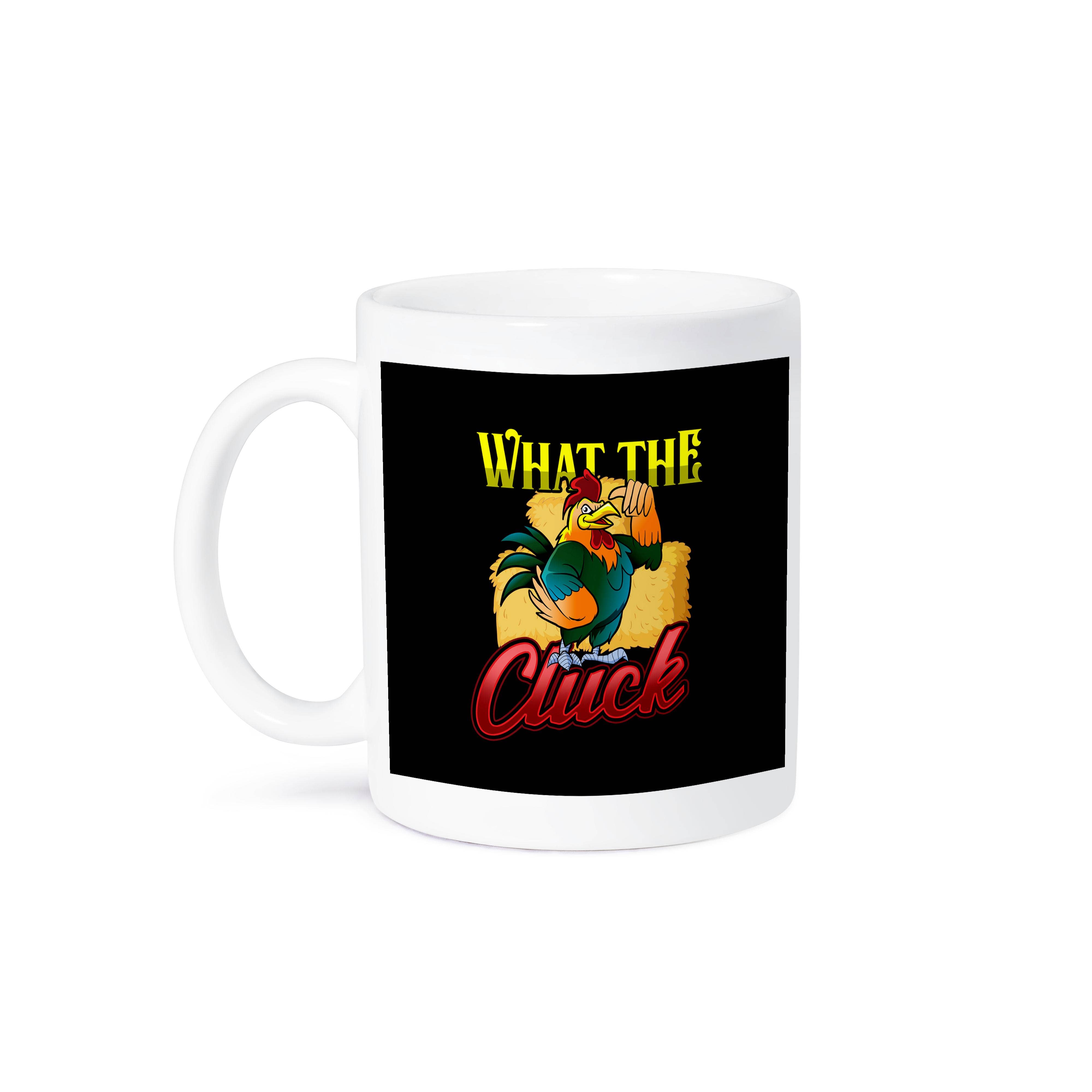 3dRose - Wholesale Coffee Mug - 3dRose, What the Cluck Funny Farmer Chicken Farm, Mug8