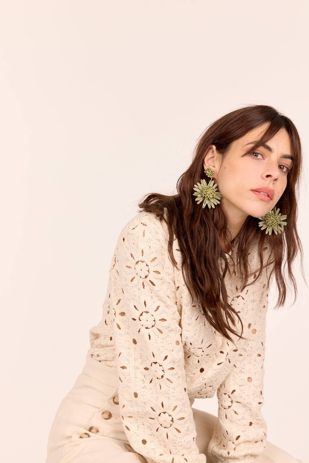 Maradji - Wholesale Dangle Earrings - FLORA RAFFIA EARRING2