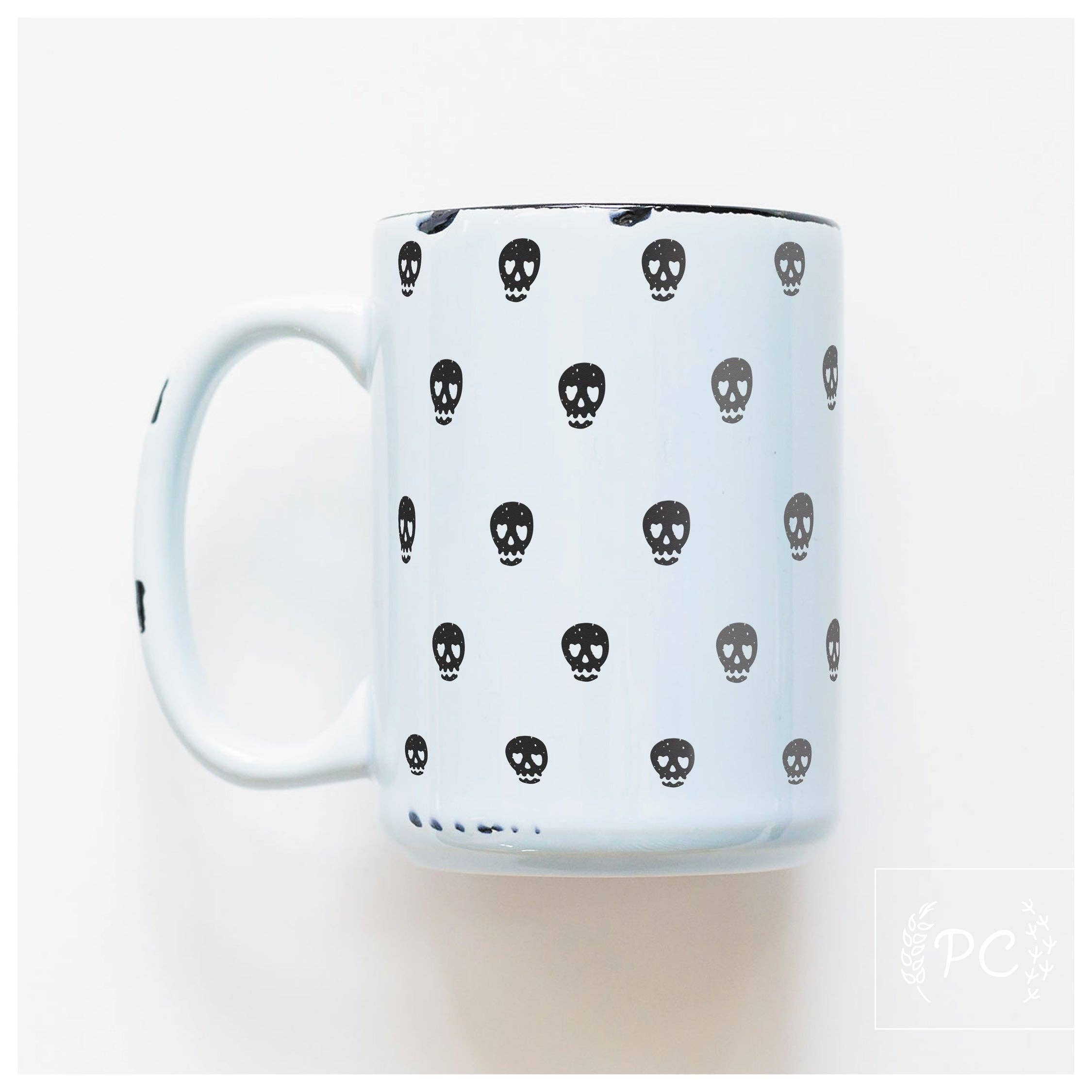 Prairie Chick Prints - Wholesale Coffee Mug - Skulls | Ceramic Mug3