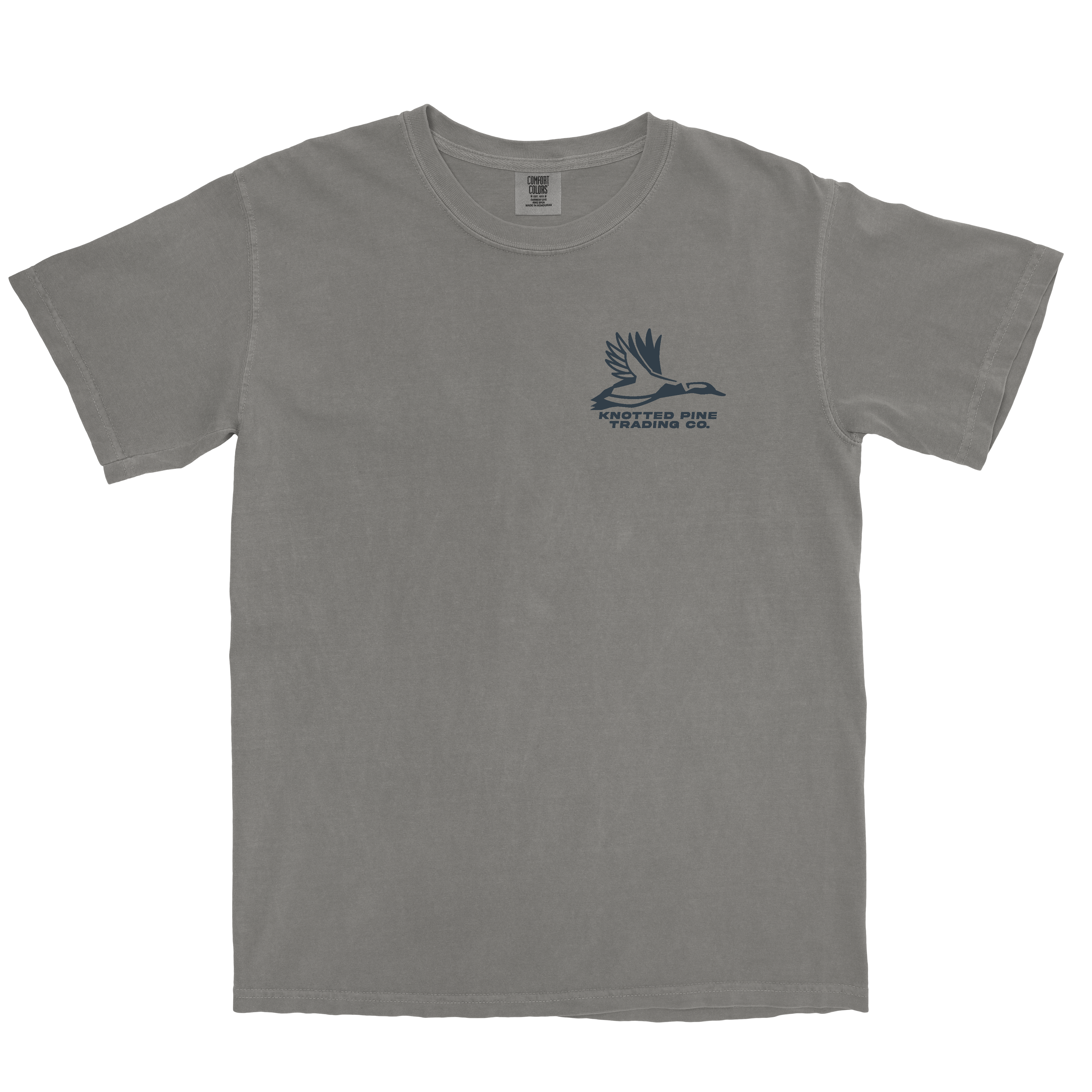 Knotted Pine Trading Co. - Wholesale Screen Printed T-Shirt - Unisex - Old School - Grey1