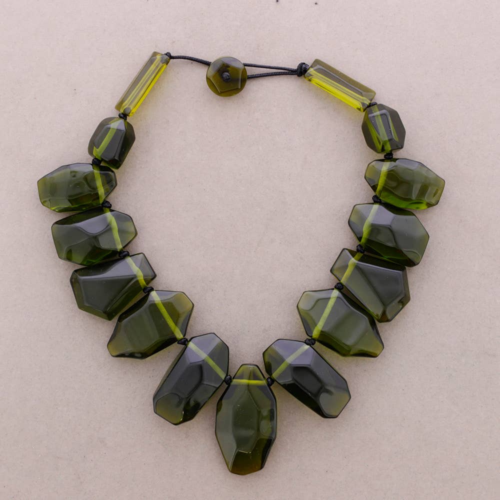 Sonata - Wholesale Beaded/Pearl Necklace - Irregular Bead Resin Choker3