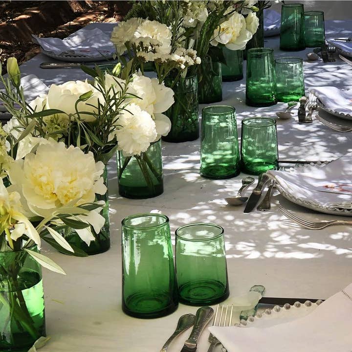 Voyage - Wholesale Cocktail/Liquor Glass - Moroccan Cocktail Glass Green (24)8