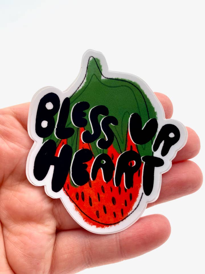 Sticker Bless Ur Heart, sticker Appalachen voor wholesale door Studio Kelsie