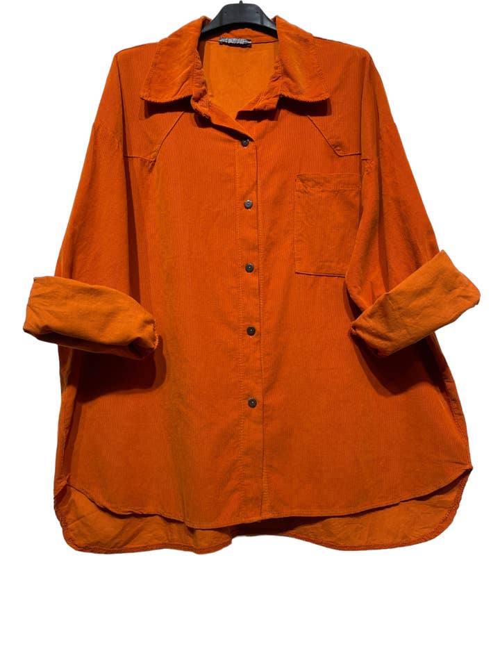 LINEN & COTTON HOUSE – Engroshandel Skjorte med buttondown – til kvinder – 4942 fløjlsbluse til efterår og vinter16