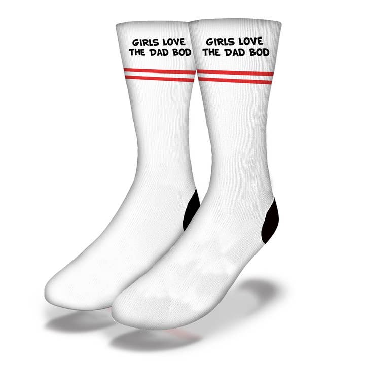 MÄDCHEN LIEBEN DEN VATER BOD Lustige Papa-Socken für den Großhandel von Savvy Sox