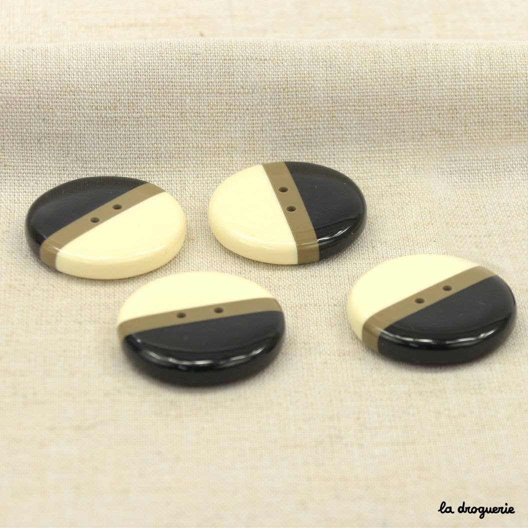 LA DROGUERIE - Wholesale Drukknoop/naaiknoop - Knop "Cassate pion" 30 mm5