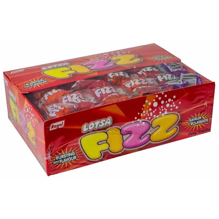 Echo Sales America - Wholesale Hard Candy - Lotsa Fizz Candy Strips, 48 Count GW