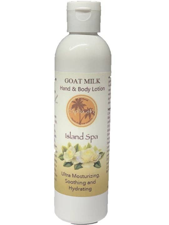 Island Spa Goat's Milk Lotion for wholesale by Splash Soap Company