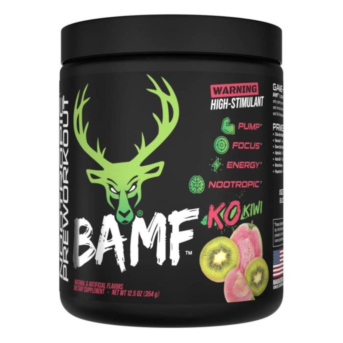 Campus Protein - Wholesale Protein/Superfood Powder - Bucked Up BAMF Pre Workout5
