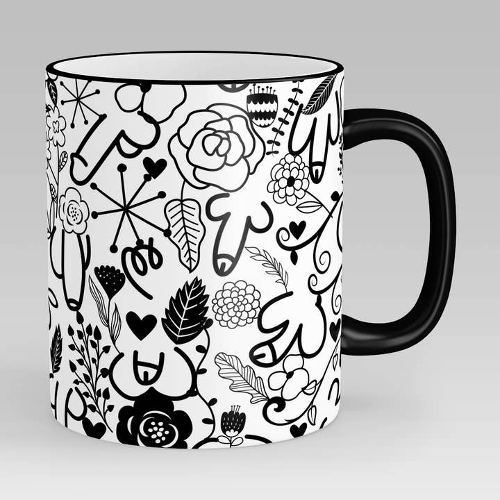Doodle Dick Mug for wholesale by Risqué Gifts