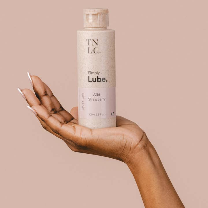 The Natural Love Company - Wholesale Personal Lubricant - Simply Lube Wild Strawberry | Vegan Intimacy Lubricant