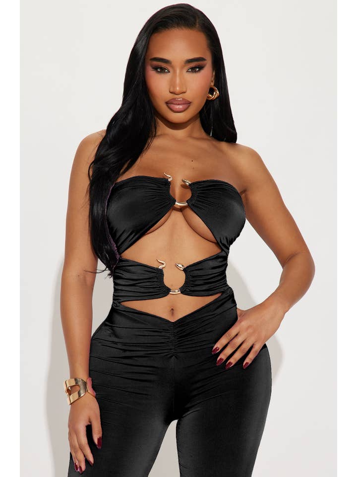 5besties inc - Wholesale Jumpsuit - Women's - HARDWARE FRONT CUTOUT JUMPSUITS3