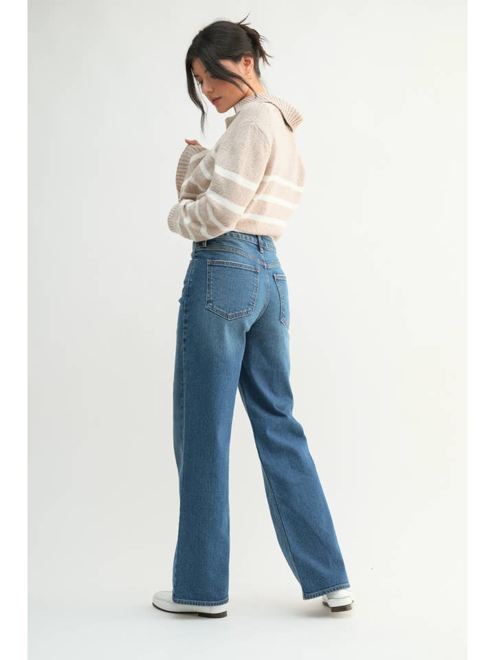 JBD - Wholesale Jeans - Women's - DP791 - DK - High Rise Full Length Straight3