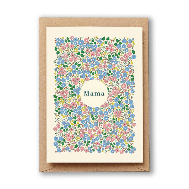 Flourish in Spring Mama Card - Floral Mothers Day Card for wholesale by Lucy says I do