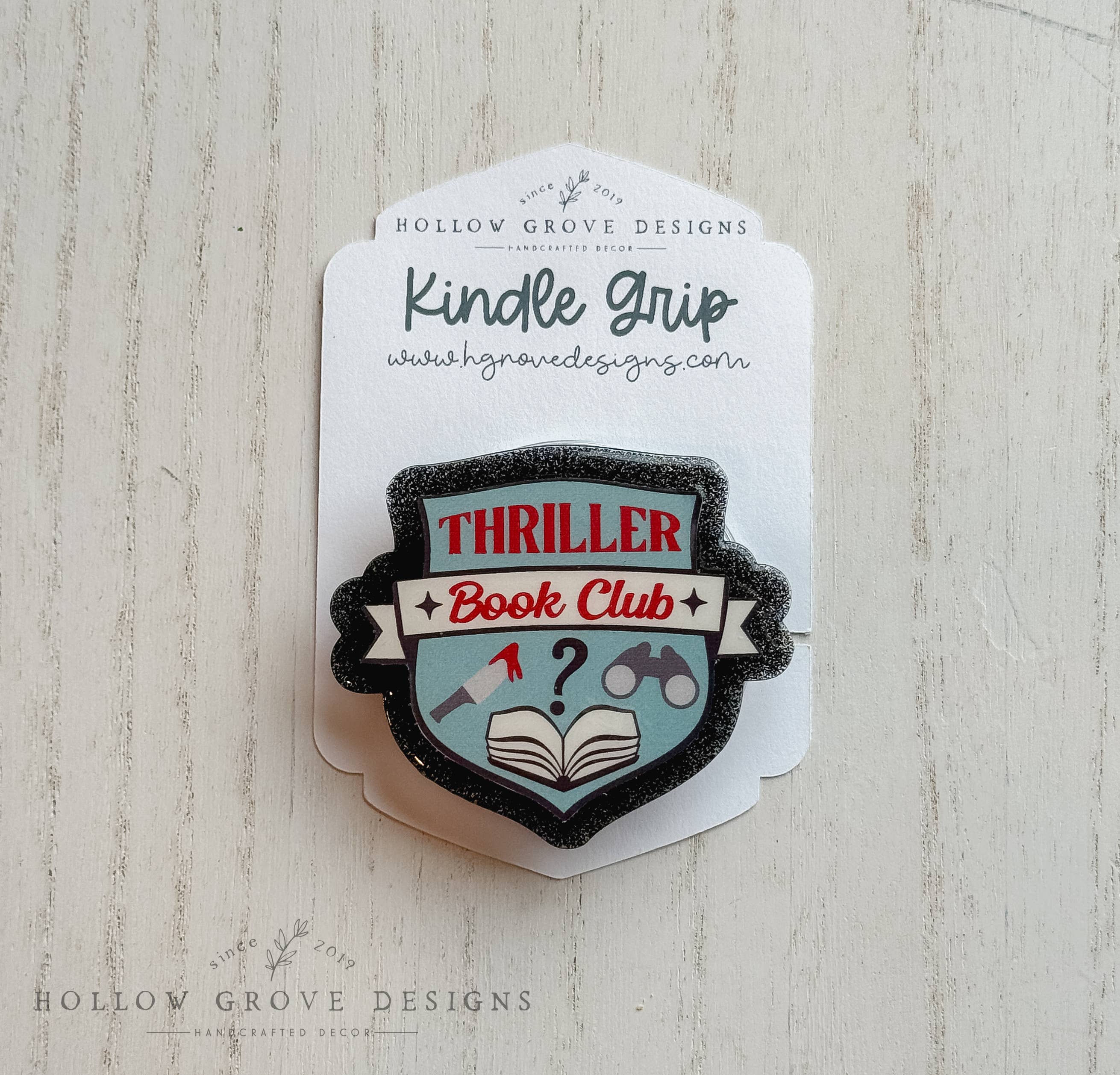 Hollow Grove Designs - Wholesale Phone Grip - Reading Tropes Device Grip0