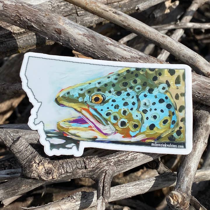 Mckenzie Kvalsten - Wholesale Sticker - Trout Montana Sticker0