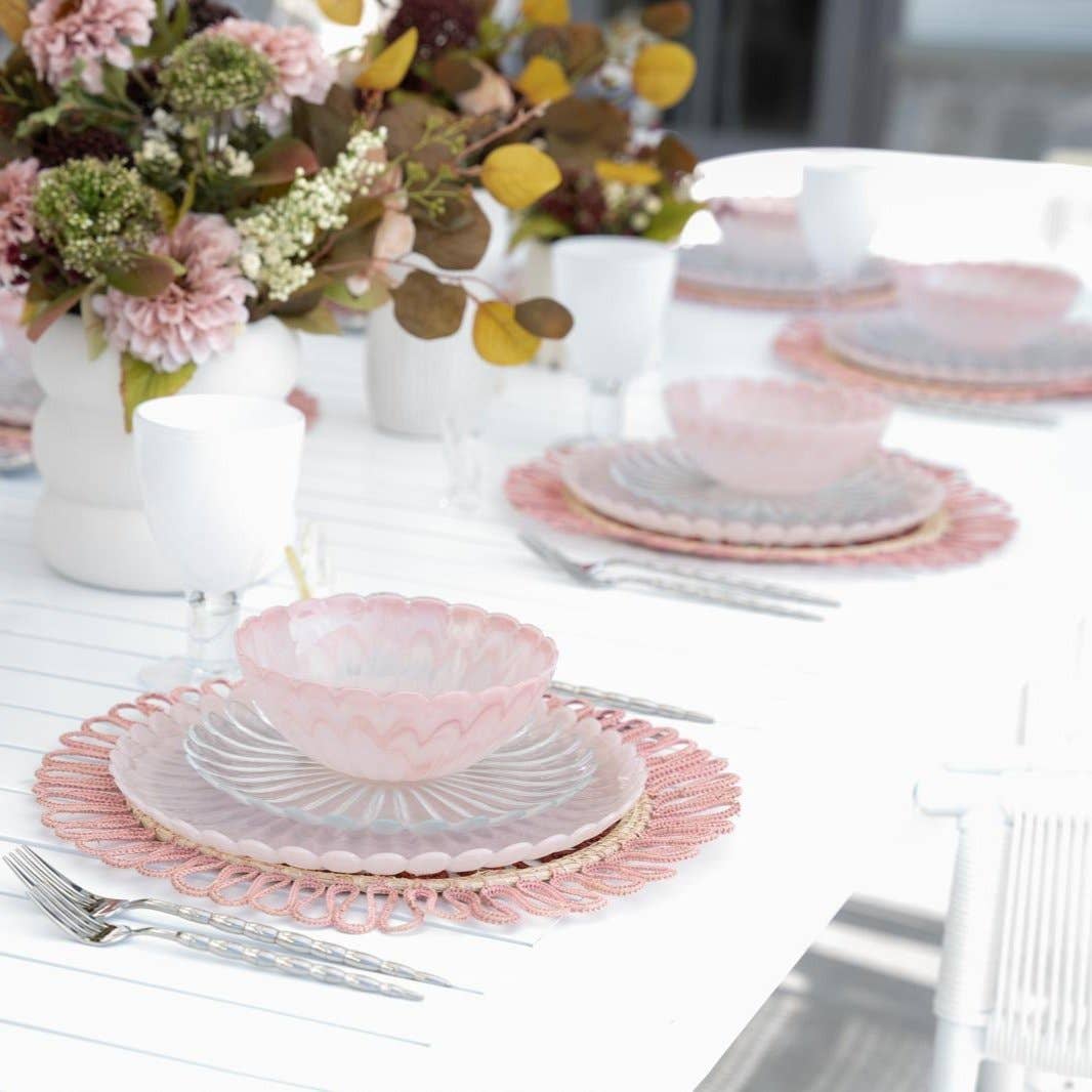 Lainy Home – Großhandel Essgeschirr-Set – Azure Alabaster Glasgeschirr 4er-Set5