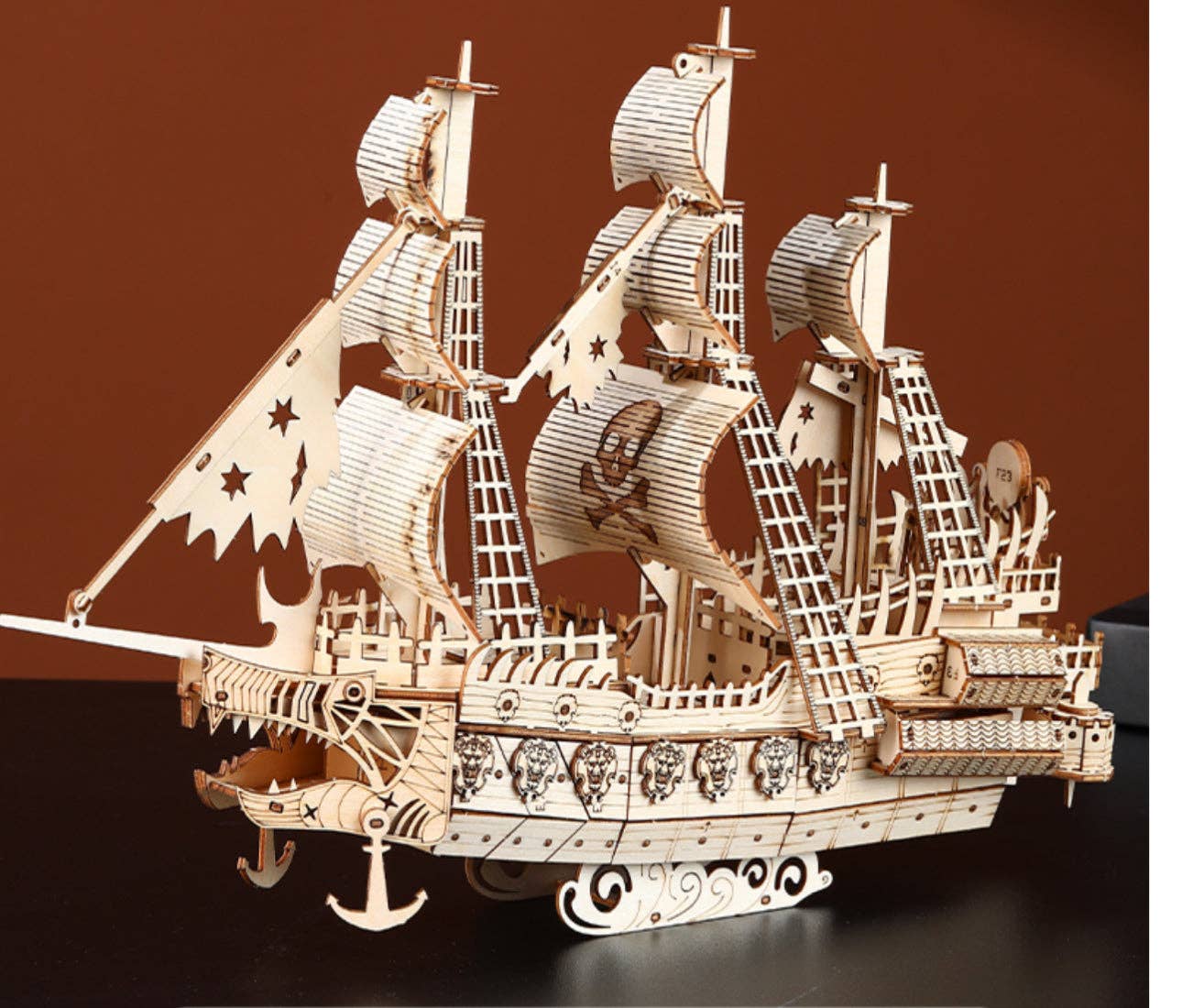 Marissa's Gifts - Wholesale DIY Craft Kit - DIY Model wooden kit Pirate ship5