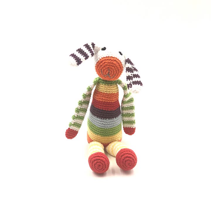 Pebble - Wholesale Stuffed/Plush Toy - Kids & Baby - Velvety Plush Organic Rainbow Bunny