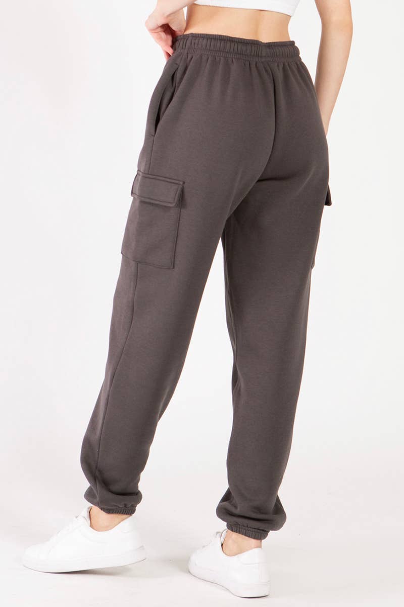 Color 5 – wholesale Joggingbyxor - Dam – Oversized baggy sweatpants med fleecematerial och cargo-joggerstil17