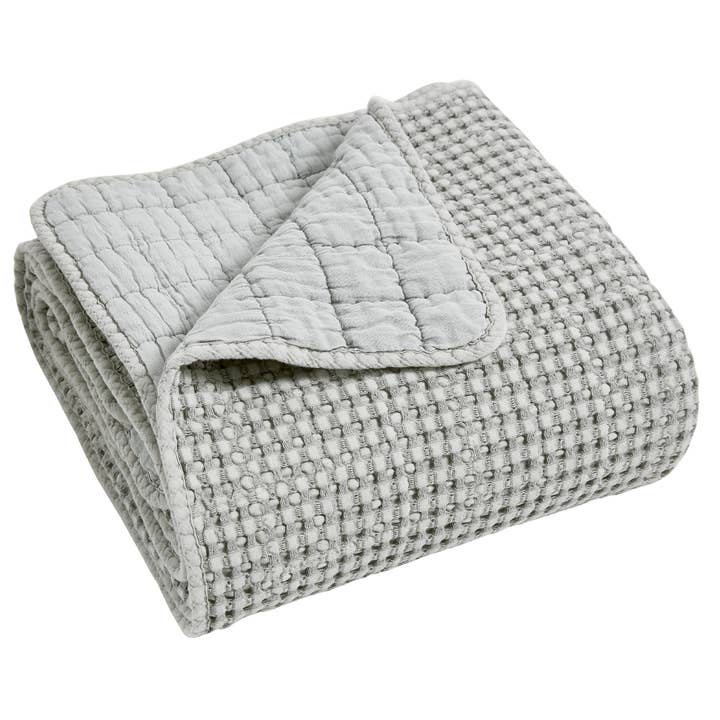 Levtex Home - Wholesale Throw Blanket - Mills Waffle Quilted Throw