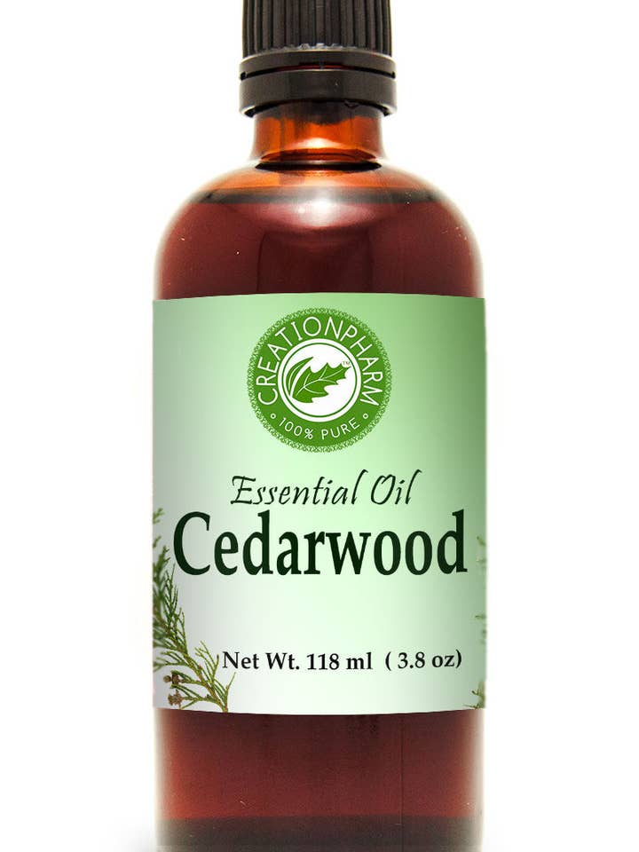 Cedarwood Essential Oil 120ml (4oz) Creation Pharm for wholesale by Creation Farm Inc