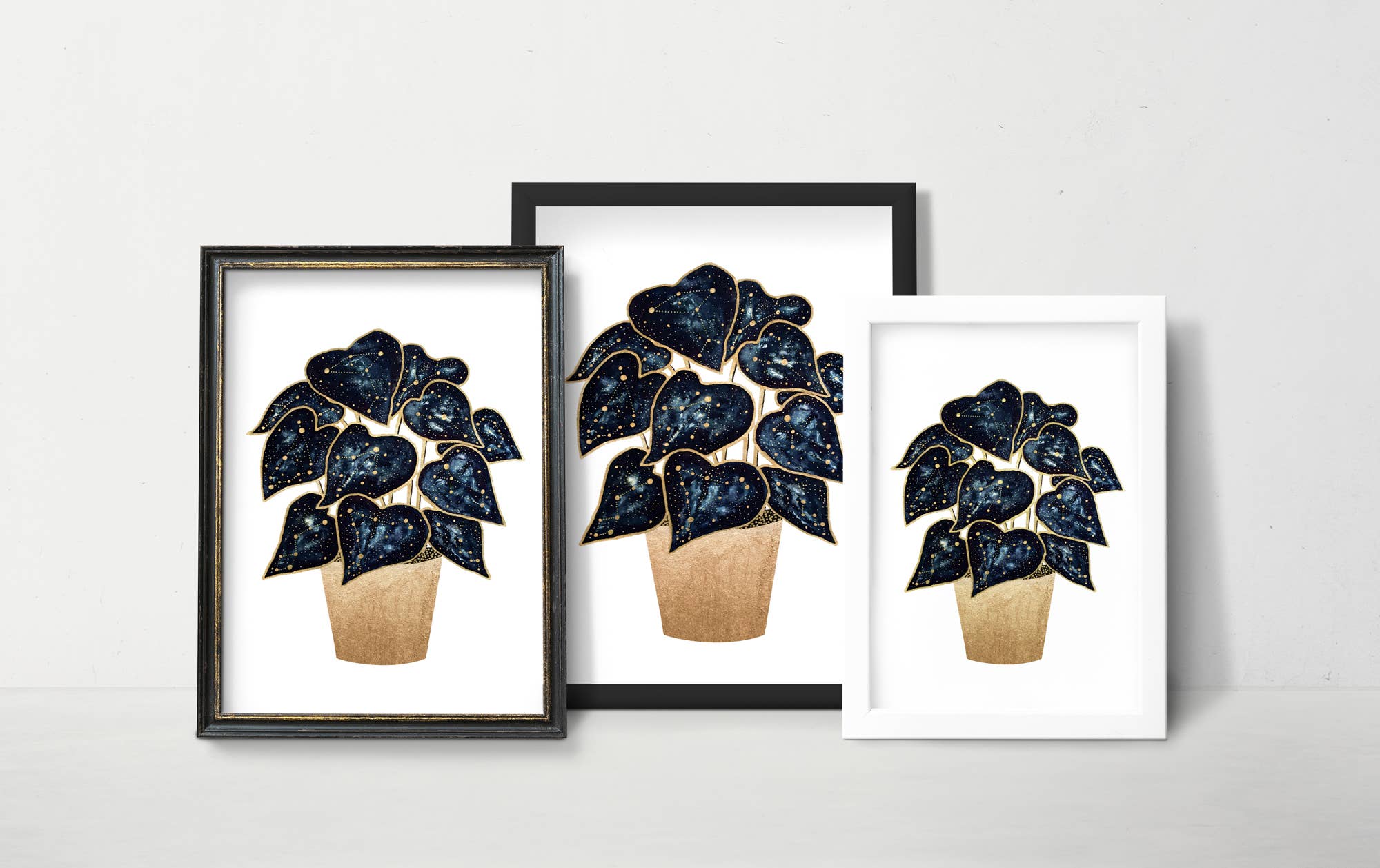 The Flow Design - Vente Affiche d'art - Affiche d'art végétal céleste - Poster botanique décoratif6