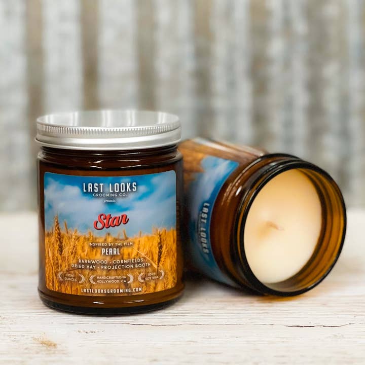 Candela di soia naturale Star (ispirata alla perla) per la vendita all'ingrosso da parte di Last Looks Grooming